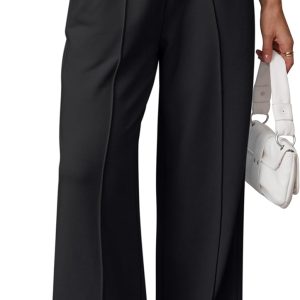 Womens Wide Leg Sweatpants High Waisted Baggy Pants Fashion Teen Girl Drawstring Athletic Joggers